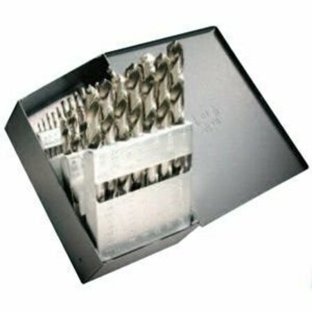 CHAMPION CUTTING TOOL 29 Piece US5 Twist Drill Set, 1/16in - 1/2in by 64ths, Champion CHA P29C